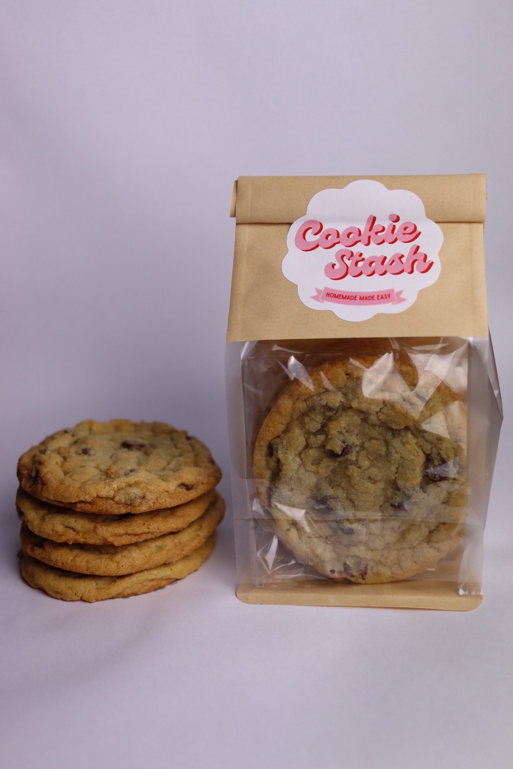 Jumbo Baked Chocolate Chip Cookies